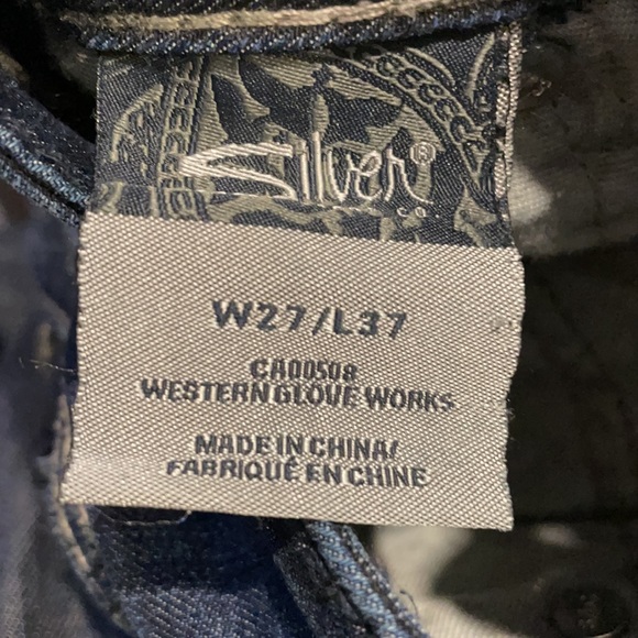 Silver Jeans Suki 17” Mid Rise - Skinny Size 27W - Picture 11 of 12